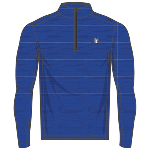 New Balance Core Space Dye 1/4 Zip - blau (Grösse: M) von New Balance