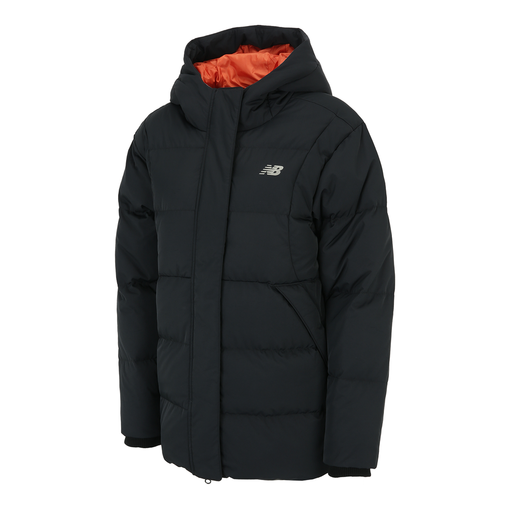 New Balance W NBX Soft Alpine Icon Down Jacket Oversized Fit Damen, schwarz, Grösse: XS von New Balance