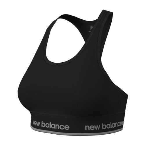 New Balance Damen Medium Support Sleek Pace Bra - schwarz (Grösse: M) von New Balance