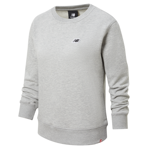 New Balance Damen NB Small Logo Crew Sweat - grau (Grösse: XS) von New Balance