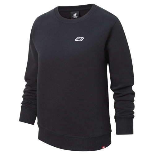 New Balance Damen NB Small Logo Crew Sweat - schwarz (Grösse: XS) von New Balance