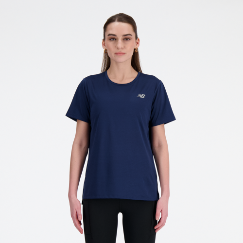 New Balance Damen New Balance Short Sleeve - blau (Grösse: L) von New Balance