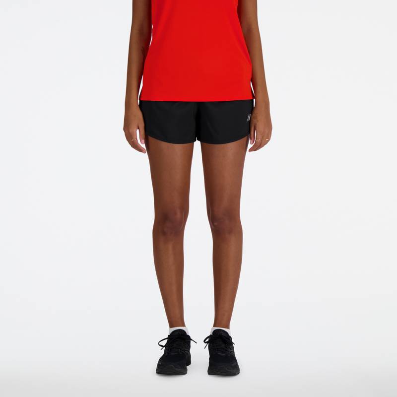 New Balance Damen Shorts W   3 Inch, Schwarz, Regular Fit, ideal für Training, Fitness & Running von New Balance