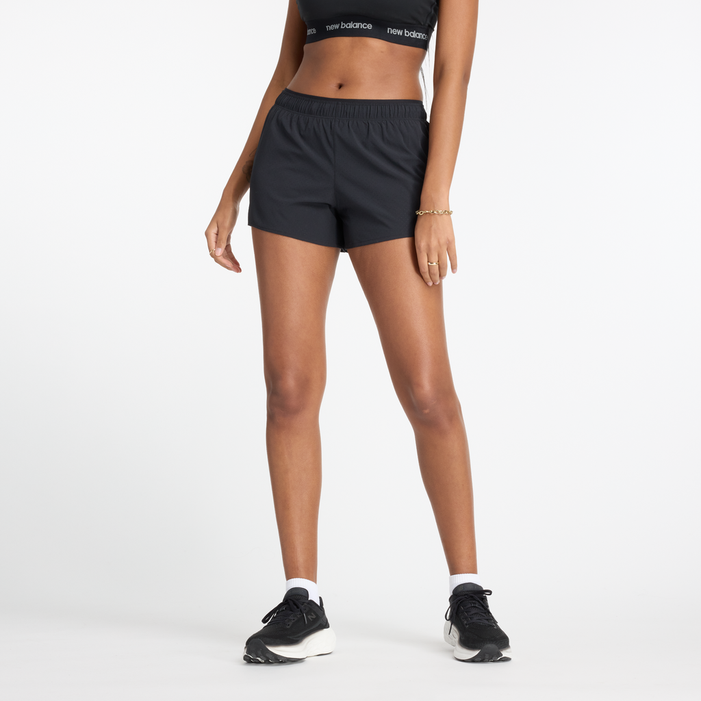 New Balance Damen Shorts W RC Seamless  3 Inch, Schwarz, Regular Fit, ideal für Training, Fitness & Running von New Balance