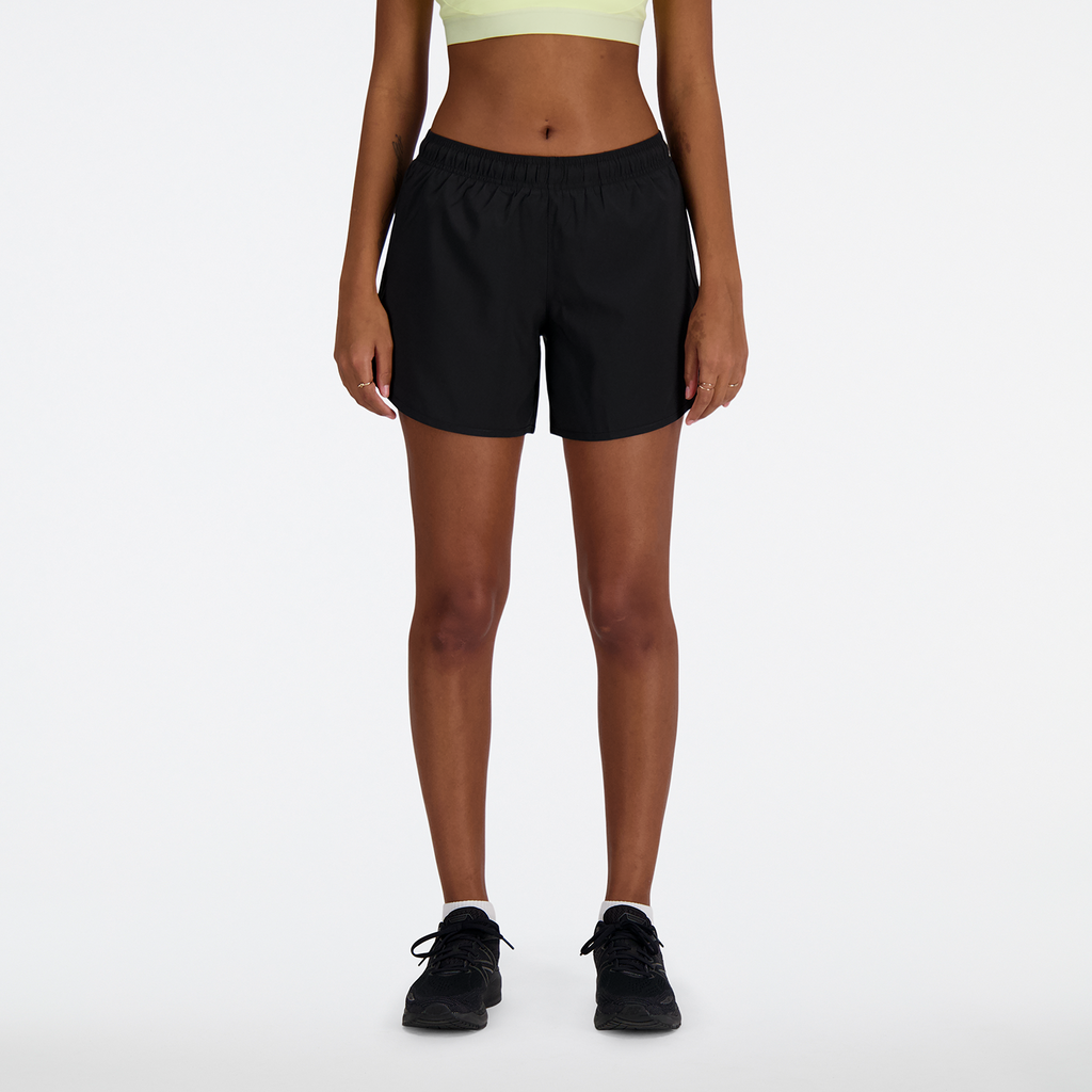 New Balance W Sport Essentials Short 5 Inch Regular Fit Damen, schwarz, Grösse: XS von New Balance