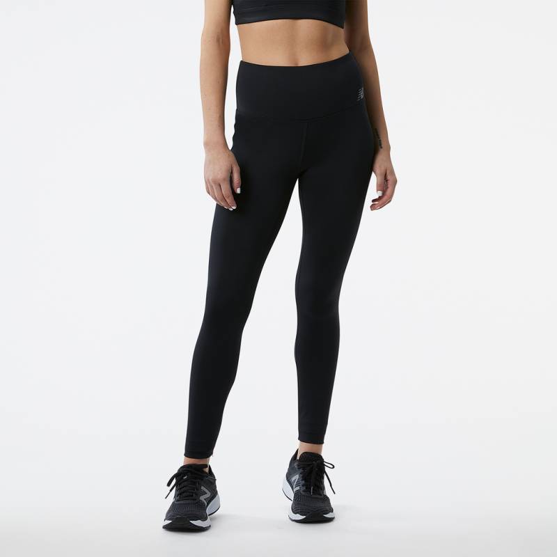 New Balance Damen Tight W Sport High Waisted , Schwarz, Fitted, ideal für Training, Fitness & Running von New Balance