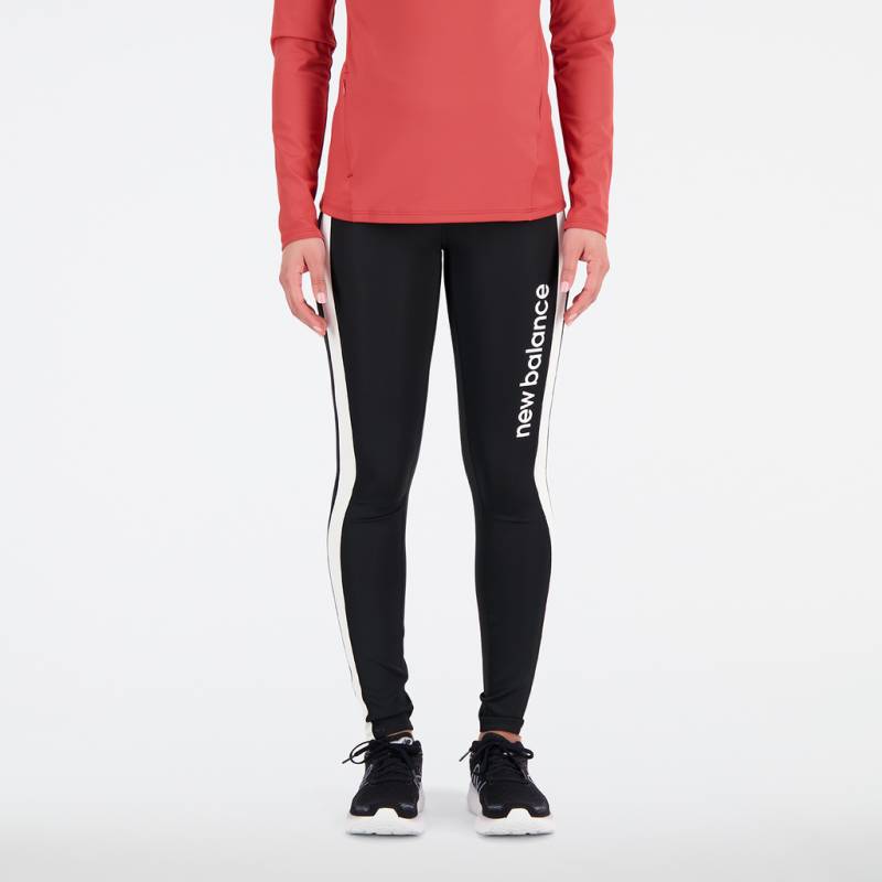 New Balance Damen Tight W Tech Training High Rise Pocket , Schwarz, Fitted, ideal für Training, Fitness & Running von New Balance