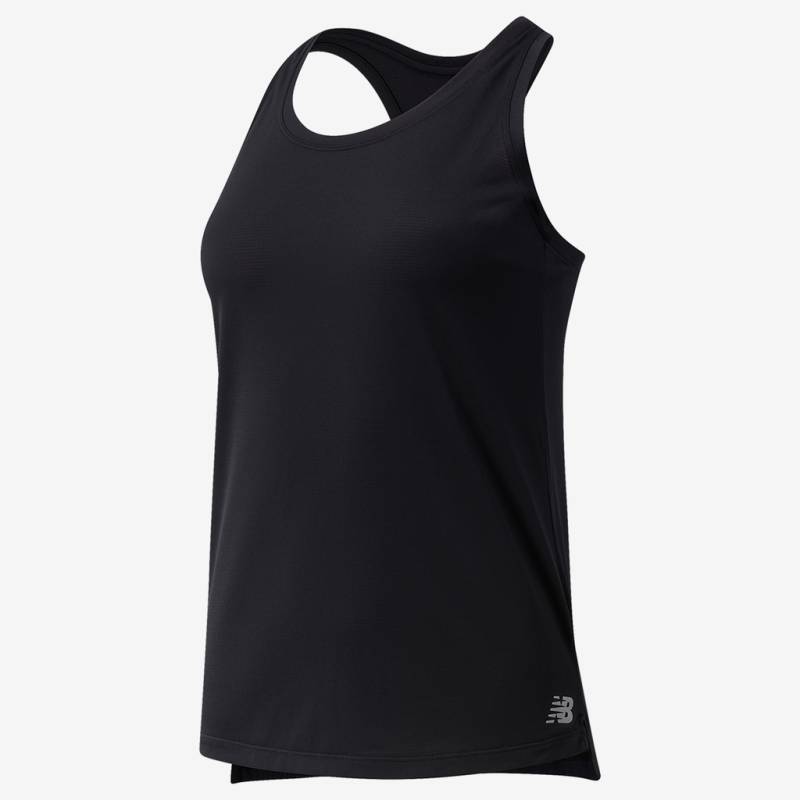 New Balance W Core Run Tank Athletic Fit Damen, schwarz, Grösse: XS von New Balance