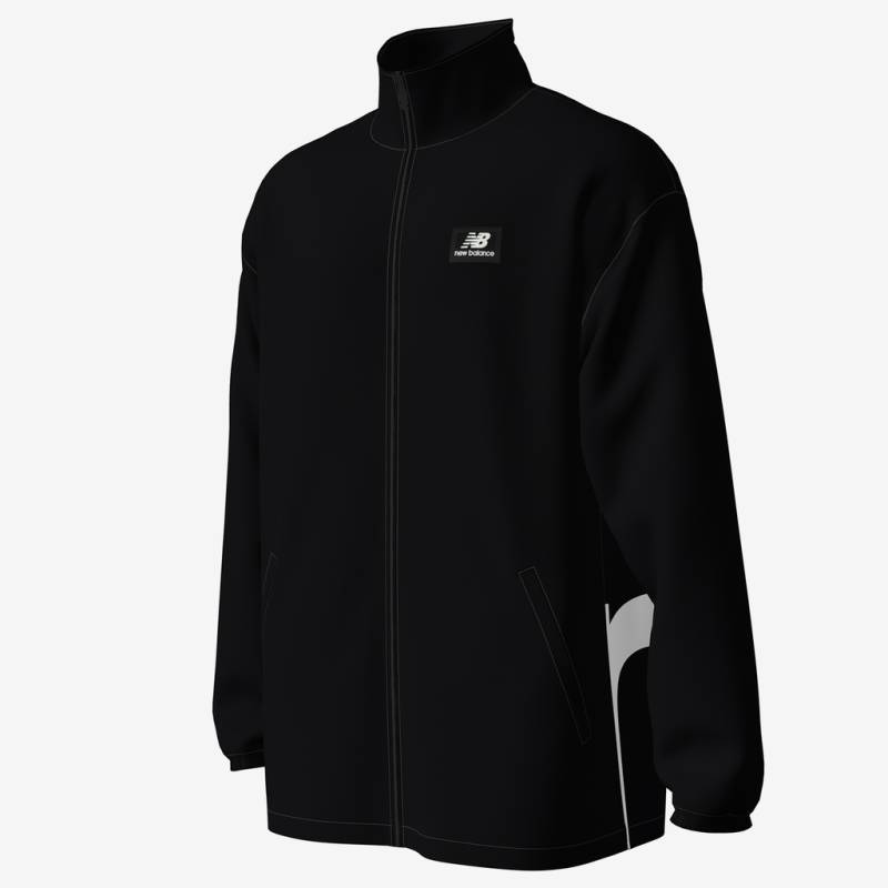 New Balance NB Athletics Unisex Out of Bounds Jacket Relaxed Fit Unisex, schwarz, Grösse: U0 von New Balance