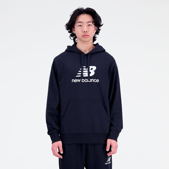 New Balance Essentials Stacked Logo Hoodie Hoodie schwarz von New Balance