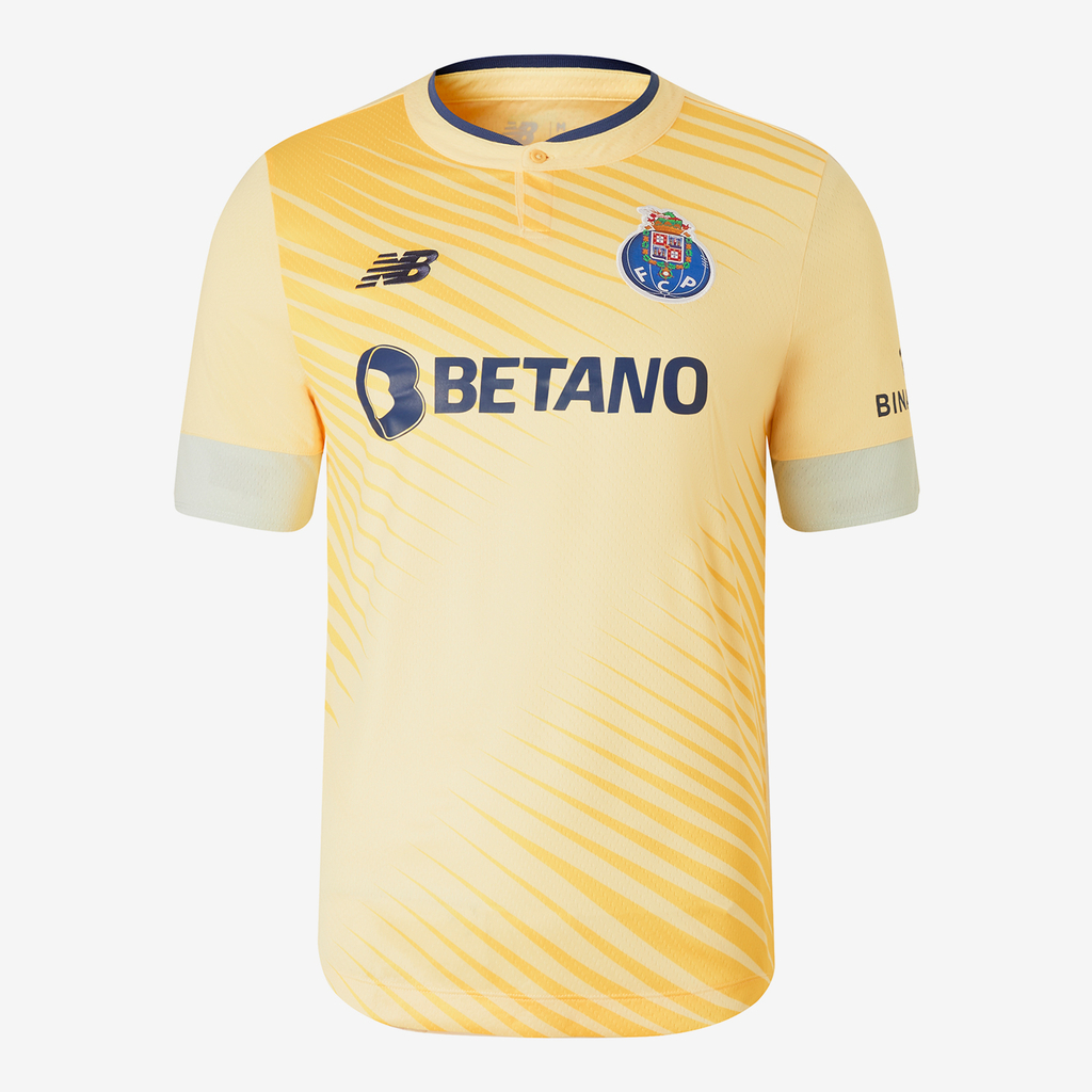 New Balance FC Porto Away SS Jersey 22/23 Regular Fit Herren, gelb, Grösse: S von New Balance