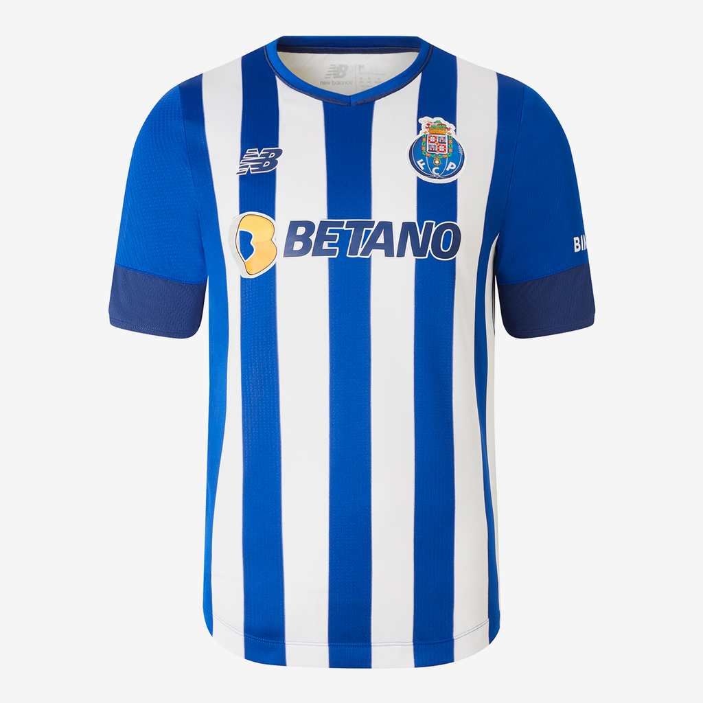 New Balance FC Porto Home SS Jersey 22/23 Regular Fit Herren, blau, Grösse: S von New Balance