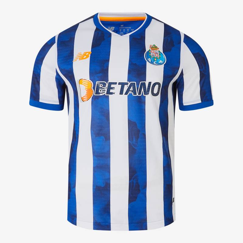 New Balance FC Porto Home SS Jersey 24/25 Regular Fit Herren, blau, Grösse: S von New Balance