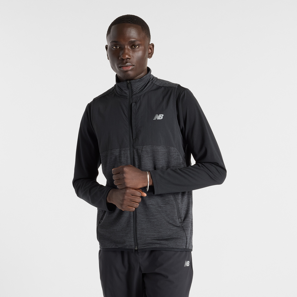 New Balance Heat Grid Vest Regular Fit Herren, schwarz, Grösse: XS New Balance Heat Grid Vest Regular Fit Herren, schwarz, Grösse: XS von New Balance