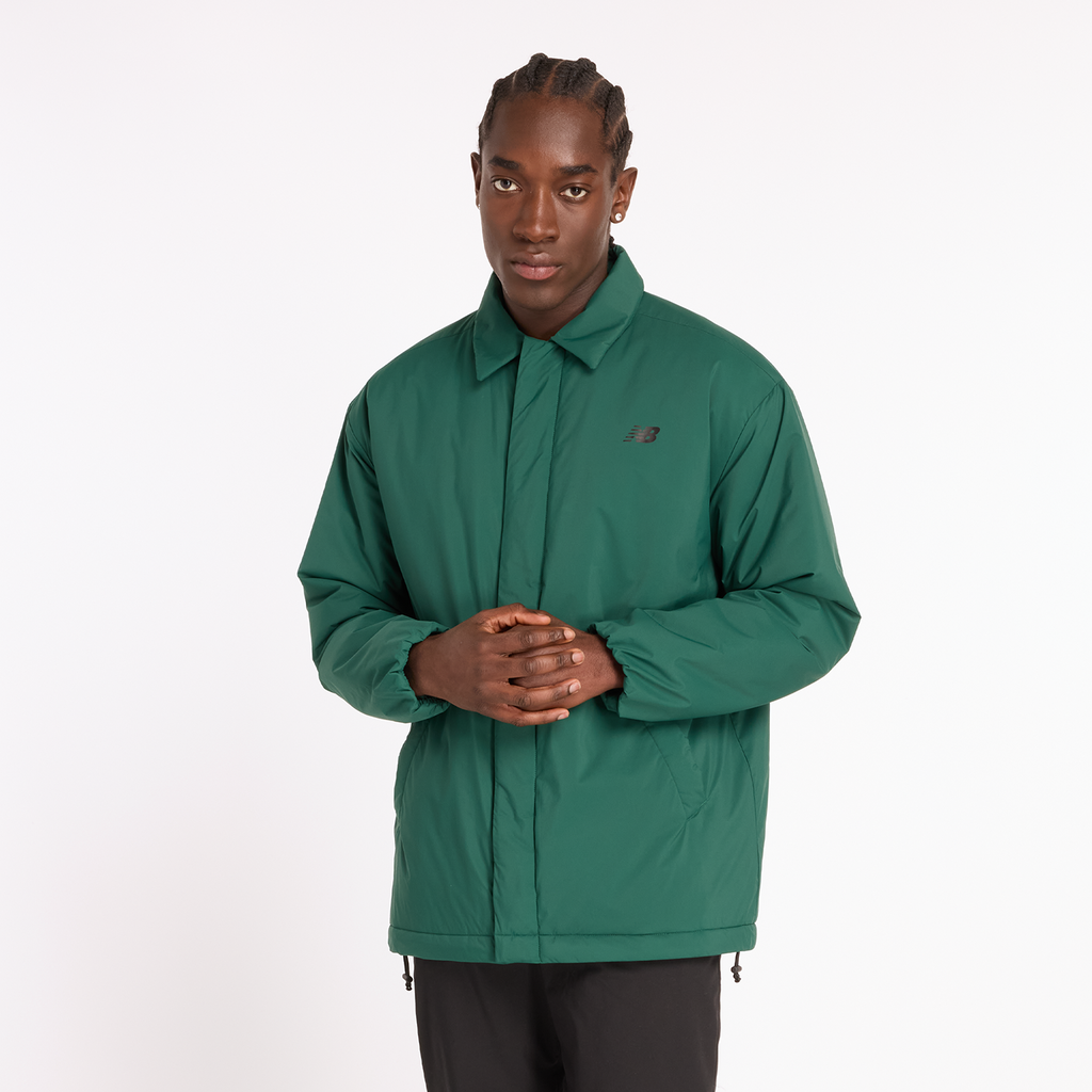 New Balance Coaches Jacket Relaxed Fit Herren, grün, Grösse: XS von New Balance