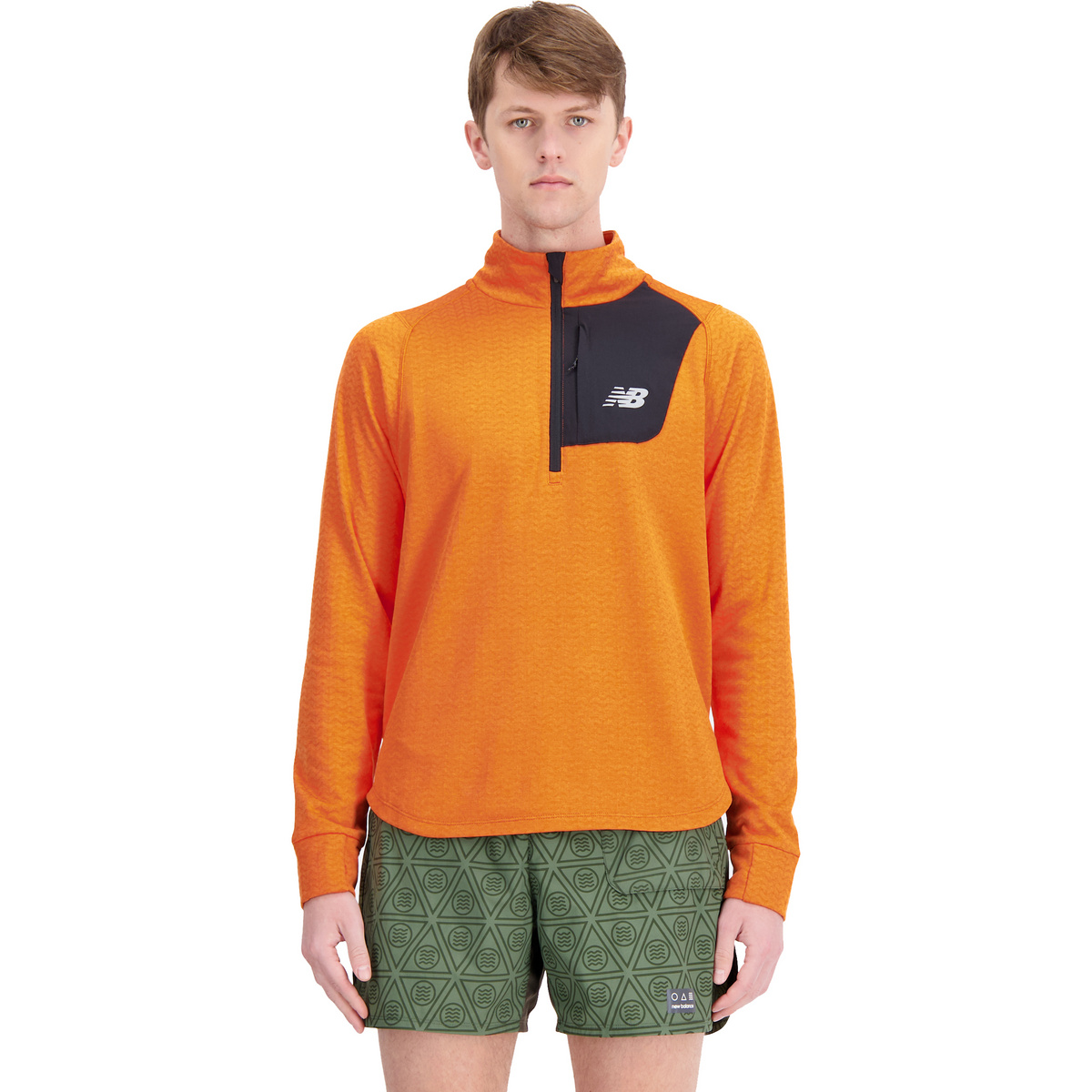 New Balance Herren Heat Grid Half Zip Longsleeve New Balance Herren Heat Grid Half Zip Longsleeve von New Balance