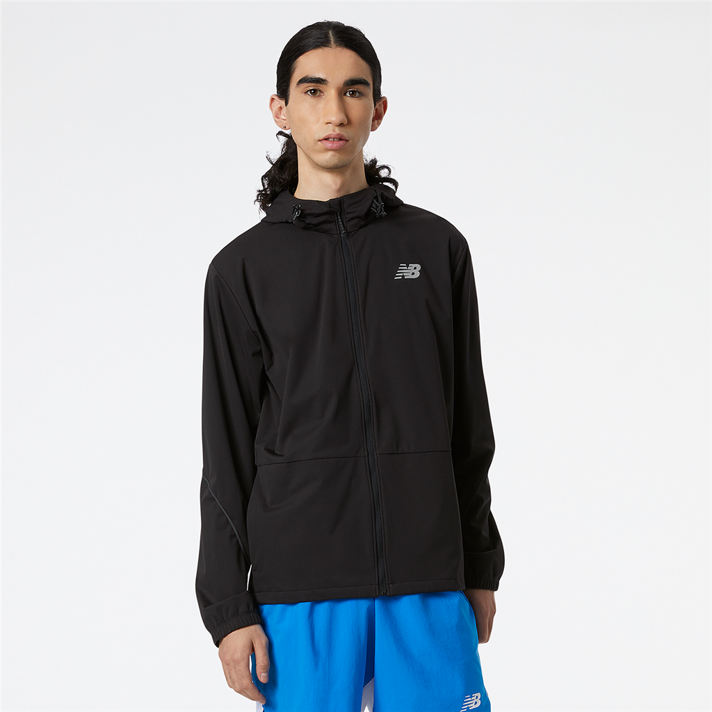 New Balance Impact Run Water Defy Jacket Athletic Fit Herren, schwarz, Grösse: S von New Balance