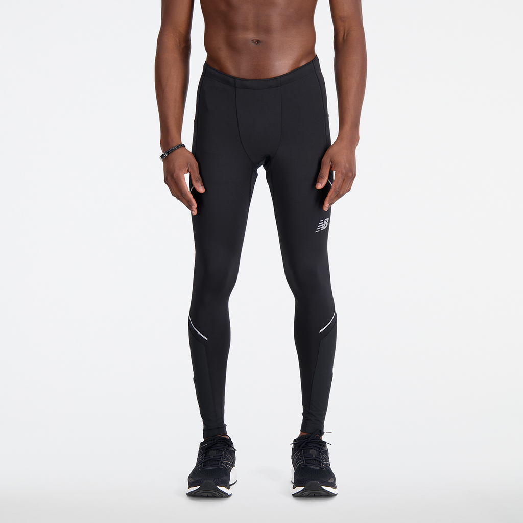 New Balance Herren Tight Impact Run Heat , Schwarz, Fitted, ideal für Training, Fitness & Running von New Balance