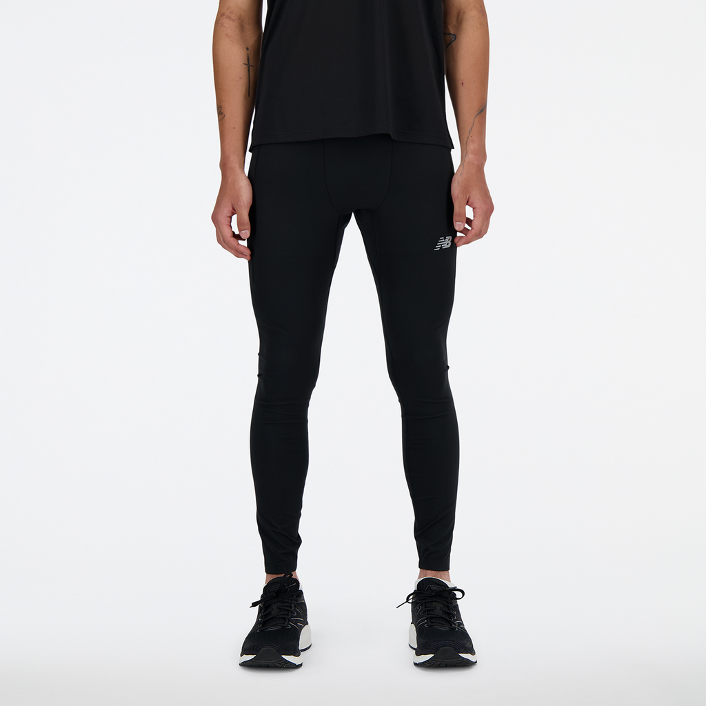 New Balance NB Athletics Sleek Run Tight Fitted Herren, schwarz, Grösse: S von New Balance