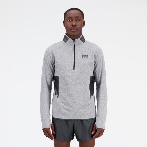 New Balance Impact Run AT Spinnex 1/2 Zip - grau (Grösse: M) von New Balance