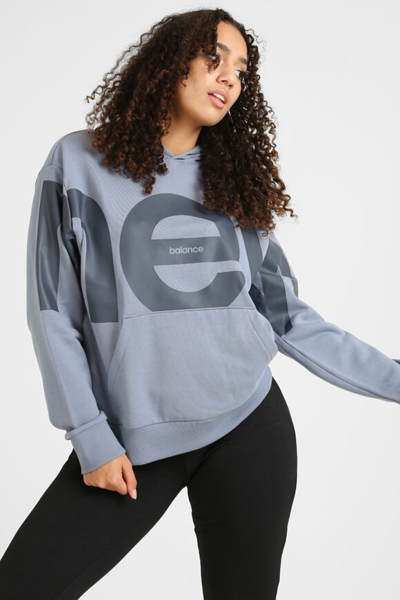 New Balance Kapuzensweatshirt | Arctic Grey | Damen  | XS von New Balance