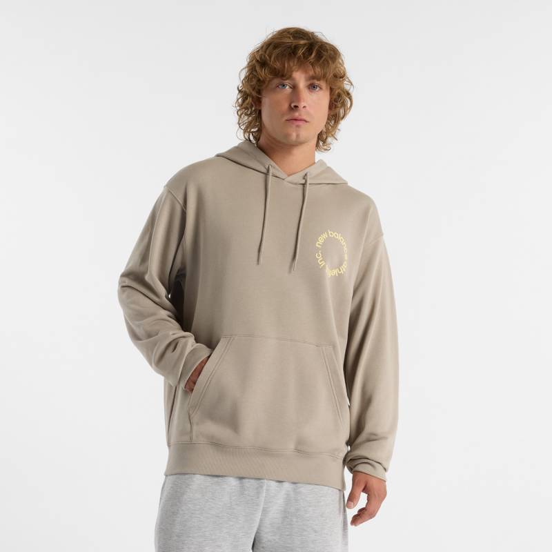 New Balance Kapuzensweatshirt »Circularogo Hoodie TIMBERWOLF« von New Balance