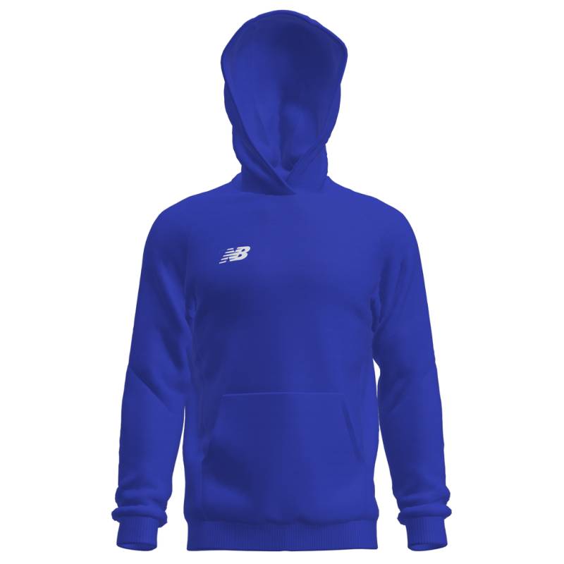 New Balance Unisex Kapuzenpullover TW Training Hoody - OTH JNR, Blau, ideal für Ballsport & Teamsport von New Balance