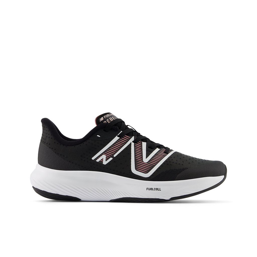 New Balance GPFCXTE3 Kids Fuel Cell Rebel v3 Lace Unisex Laufschuhe, Schwarz von New Balance