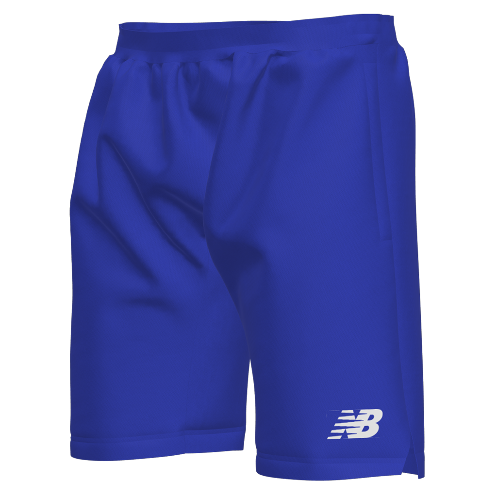 New Balance Kinder Shorts TW Training Woven  JNR, Blau, Regular Fit, ideal für Ballsport & Teamsport von New Balance