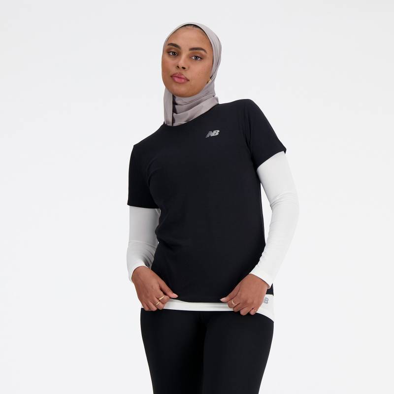 New Balance Laufshirt, mit Label von New Balance