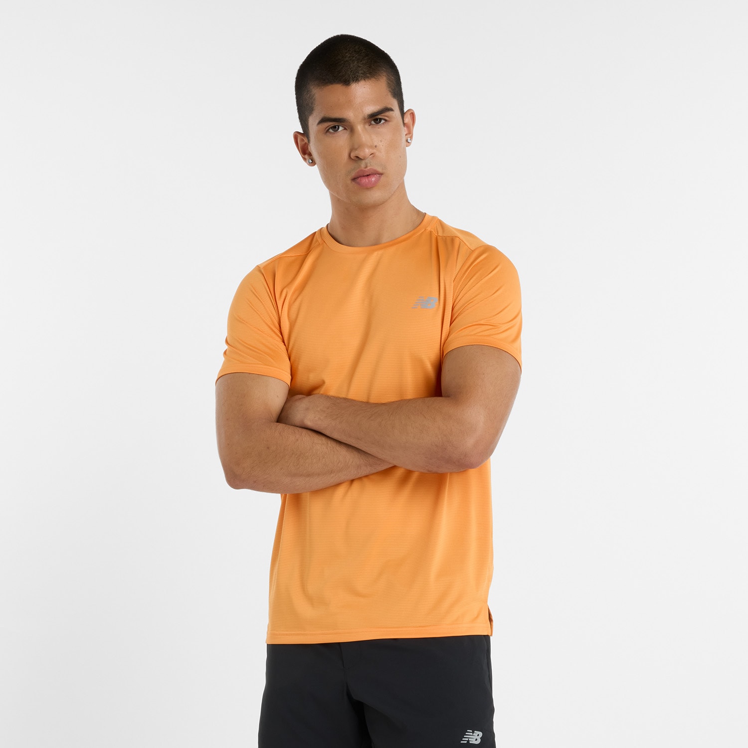 New Balance Laufshirt »MENS RUNNING SS TOP«, mit Streifendesign New Balance Laufshirt »MENS RUNNING SS TOP«, mit Streifendesign von New Balance