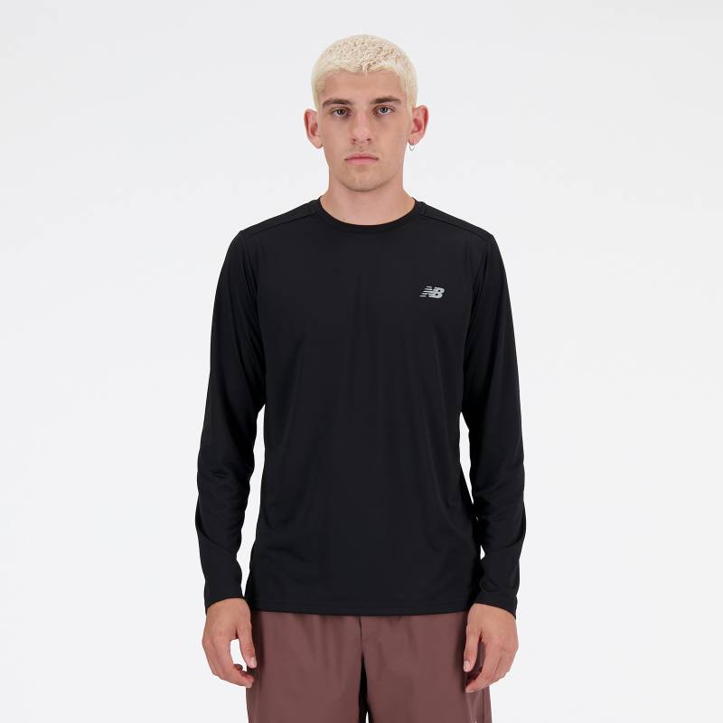 New Balance Laufshirt »SPORT ESSENTIALS LONG SLEEVE«, mit Label von New Balance