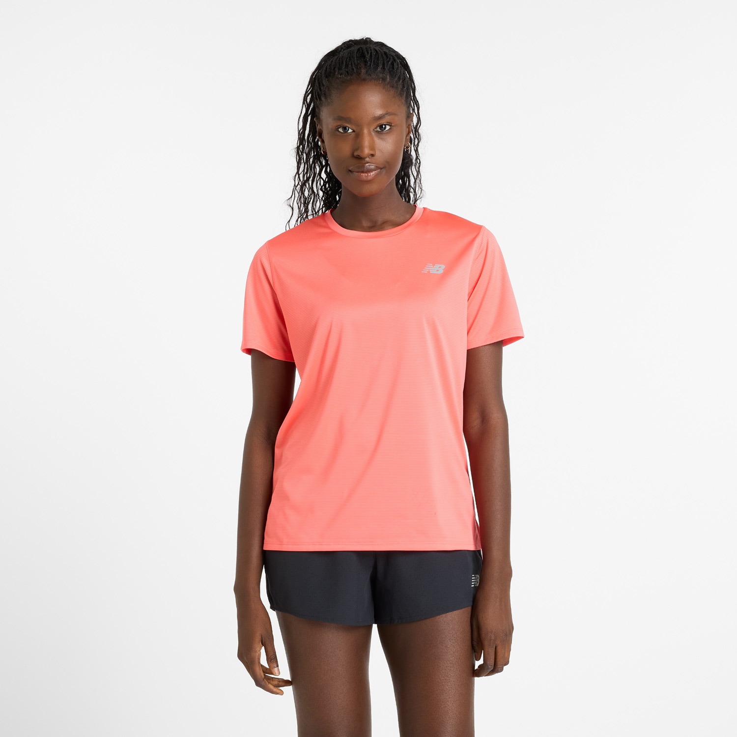 New Balance Laufshirt »WOMENS RUNNING S/S TOP«, mit Markenlogo von New Balance