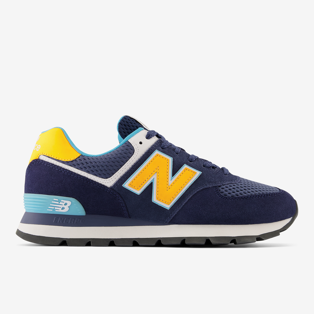 New Balance M 574 Rugged Open Freizeitschuhe Herren, blau, Grösse: 40 von New Balance