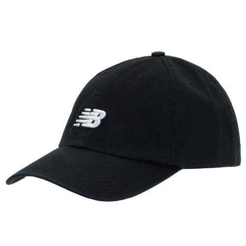 New Balance NB 6-Panel Curved Brim Nb Classic Hat - schwarz (Grösse: one size) von New Balance