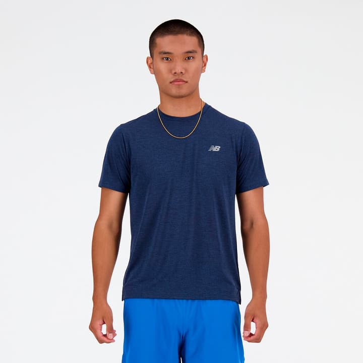 New Balance NB Athletics Run T-Shirt T-Shirt marine von New Balance