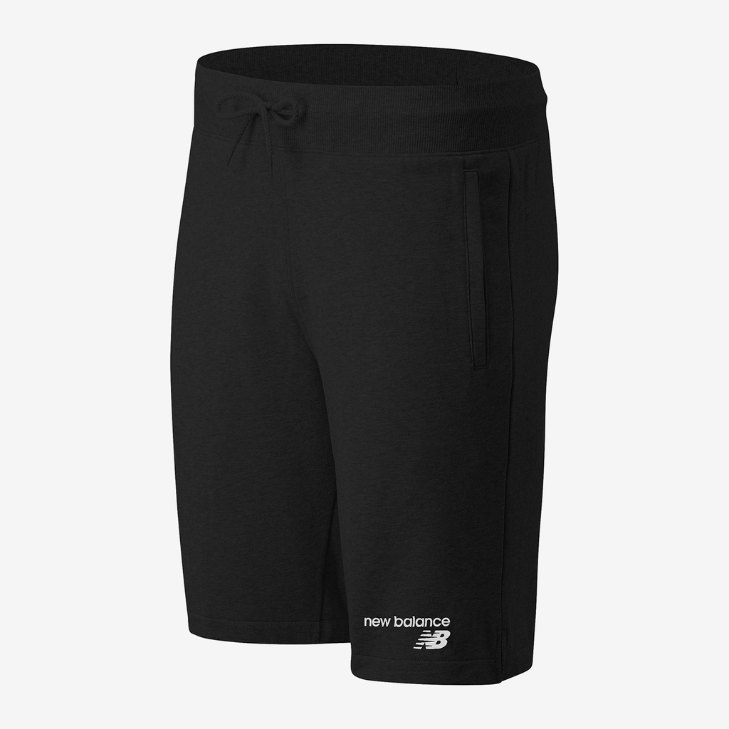 New Balance NB Classic Core Fleece Short Athletic Fit Herren, schwarz, Grösse: S von New Balance