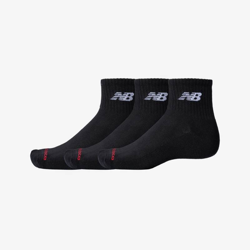 New Balance NB Everyday Ankle 3 Pairs  Unisex, schwarz, Grösse: S von New Balance