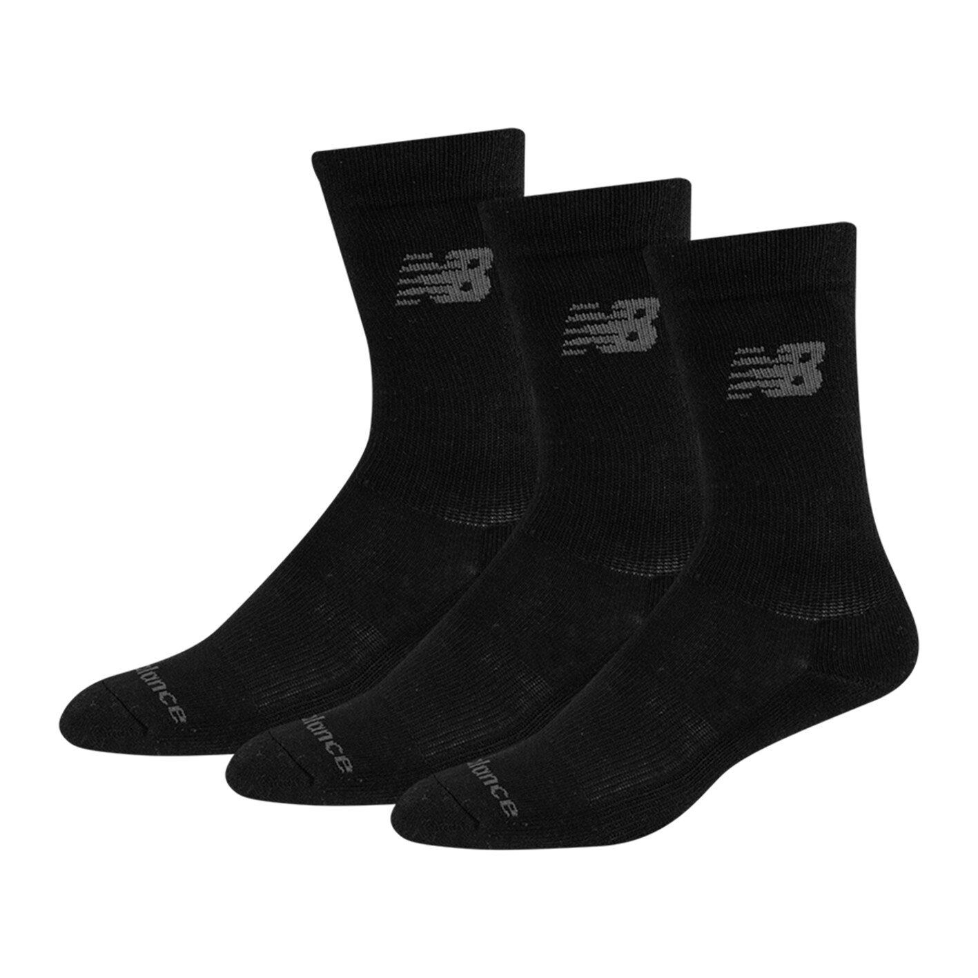 New balance NB PF Cotton Cushioned Crew Socks 3 Pair-S S New balance NB PF Cotton Cushioned Crew Socks 3 Pair-S S von New balance