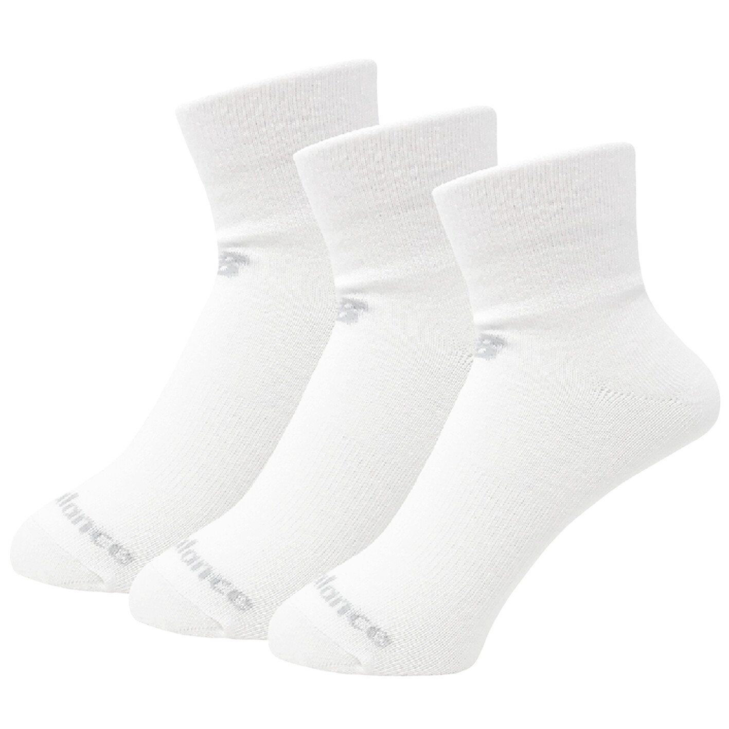 New balance NB PF Cotton Flat Knit Ankle Socks 3 Pair-L L von New balance