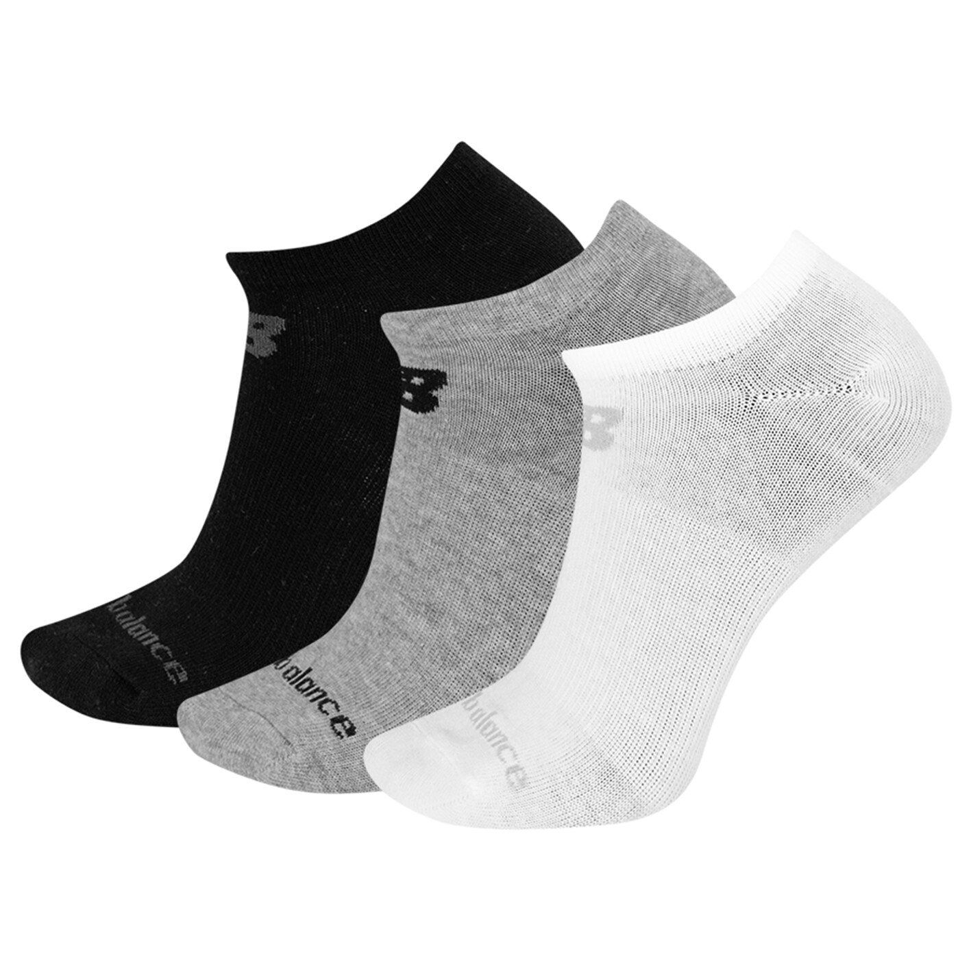 New balance NB PF Cotton Flat Knit No Show Socks 3 Pair-L L New balance NB PF Cotton Flat Knit No Show Socks 3 Pair-L L von New balance