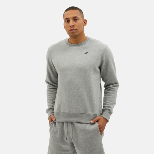 New Balance NB Small Logo Crew Sweat - grau (Grösse: S) von New Balance