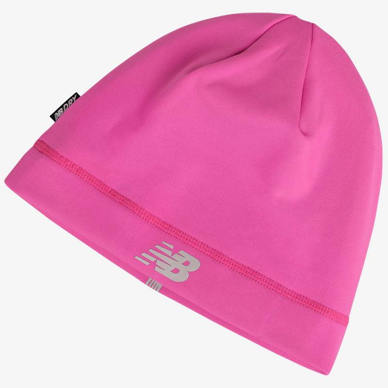 New Balance NBF - Run Beanie  Unisex, pink, Grösse: one size von New Balance