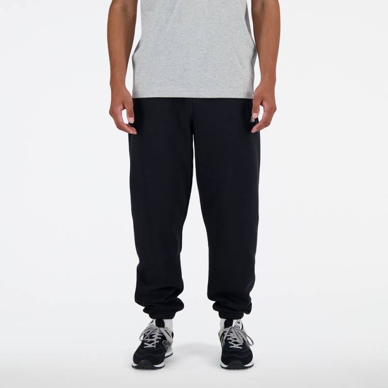 New Balance New Balance Fleece Jogger Relaxed Fit Herren, schwarz, Grösse: S von New Balance