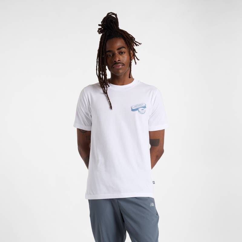 New Balance New Balance Shine T-Shirt  Herren, weiss, Grösse: S von New Balance