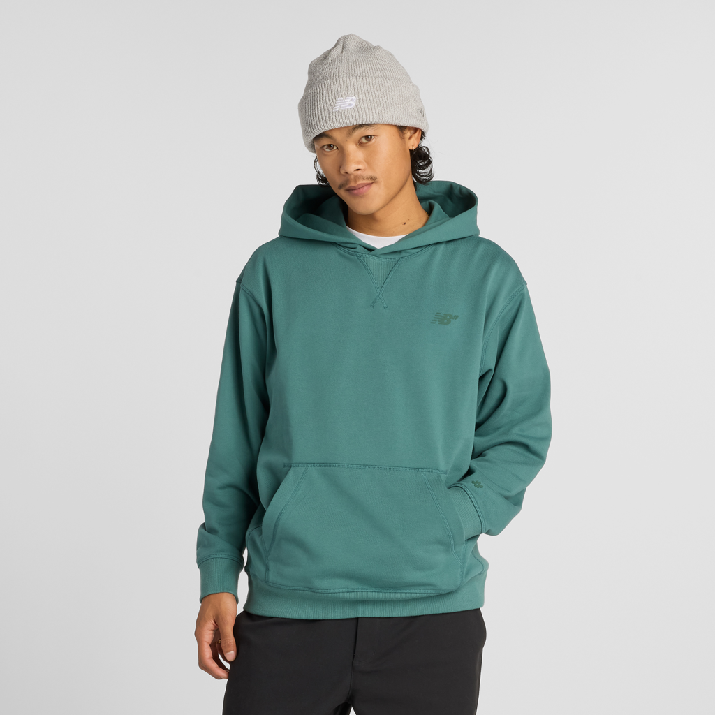 New Balance Numeric French Terry Hoodie  Herren, grün, Grösse: XS von New Balance