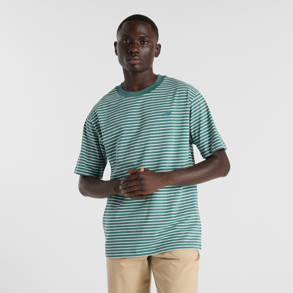 New Balance Numeric Thin Stripe T-Shirt Herren, grün, Grösse: XS New Balance Numeric Thin Stripe T-Shirt Herren, grün, Grösse: XS von New Balance