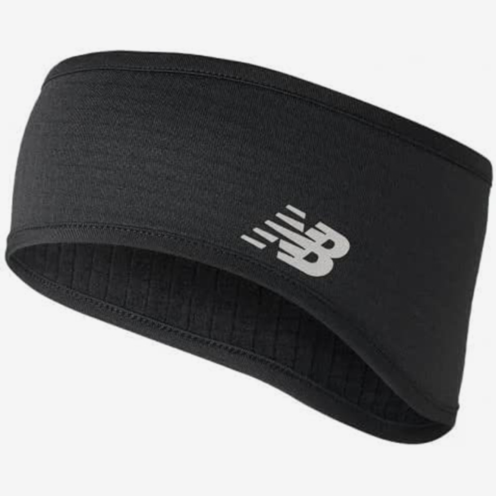 New Balance Onyx Grid Fleece Headband  Unisex, schwarz, Grösse: one size von New Balance