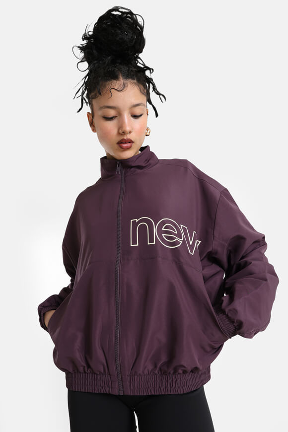 New Balance Oversize Trainingsjacke | Plum | Damen  | M von New Balance