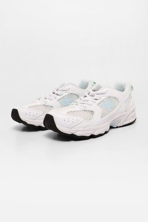 New Balance P 530 Seasonal Kids Sneaker | White + Light Green | Mädchen  | EU30 von New Balance